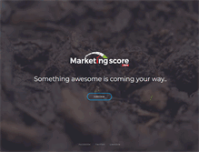 Tablet Screenshot of marketingscore.com